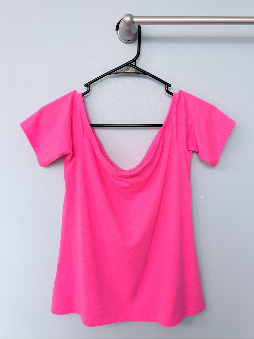Lilly Pulitzer Rexa Off The Shoulder Top Neon Pink Size S
